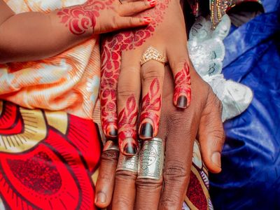 Intricate patterns representing body connections